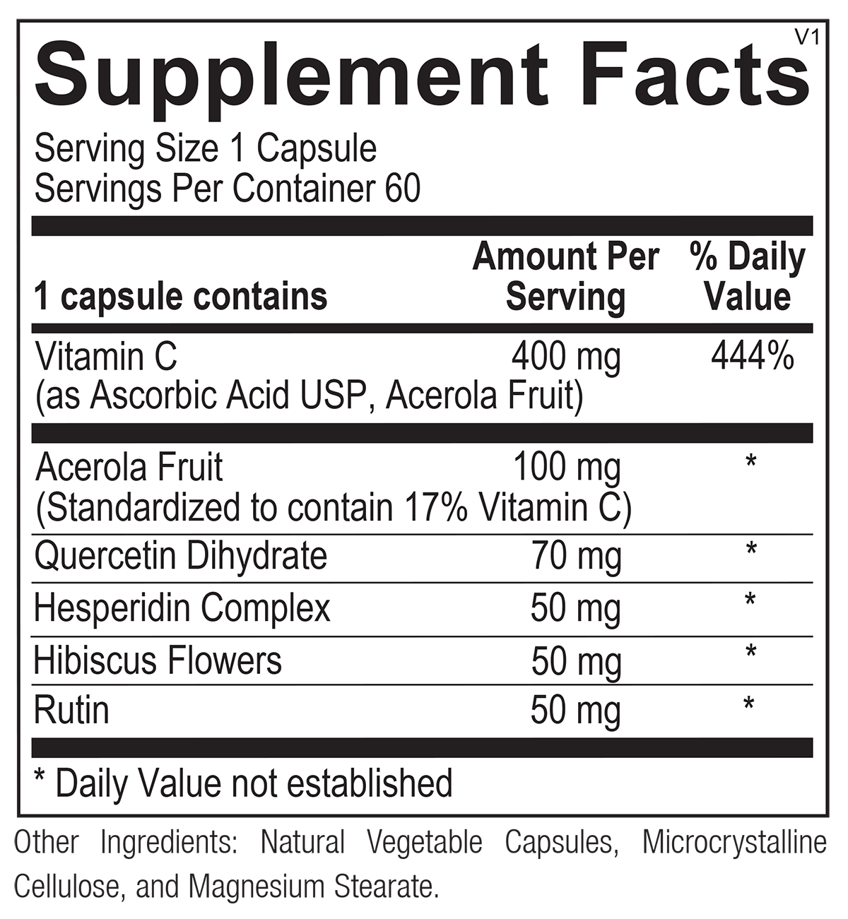 Supplement Facts