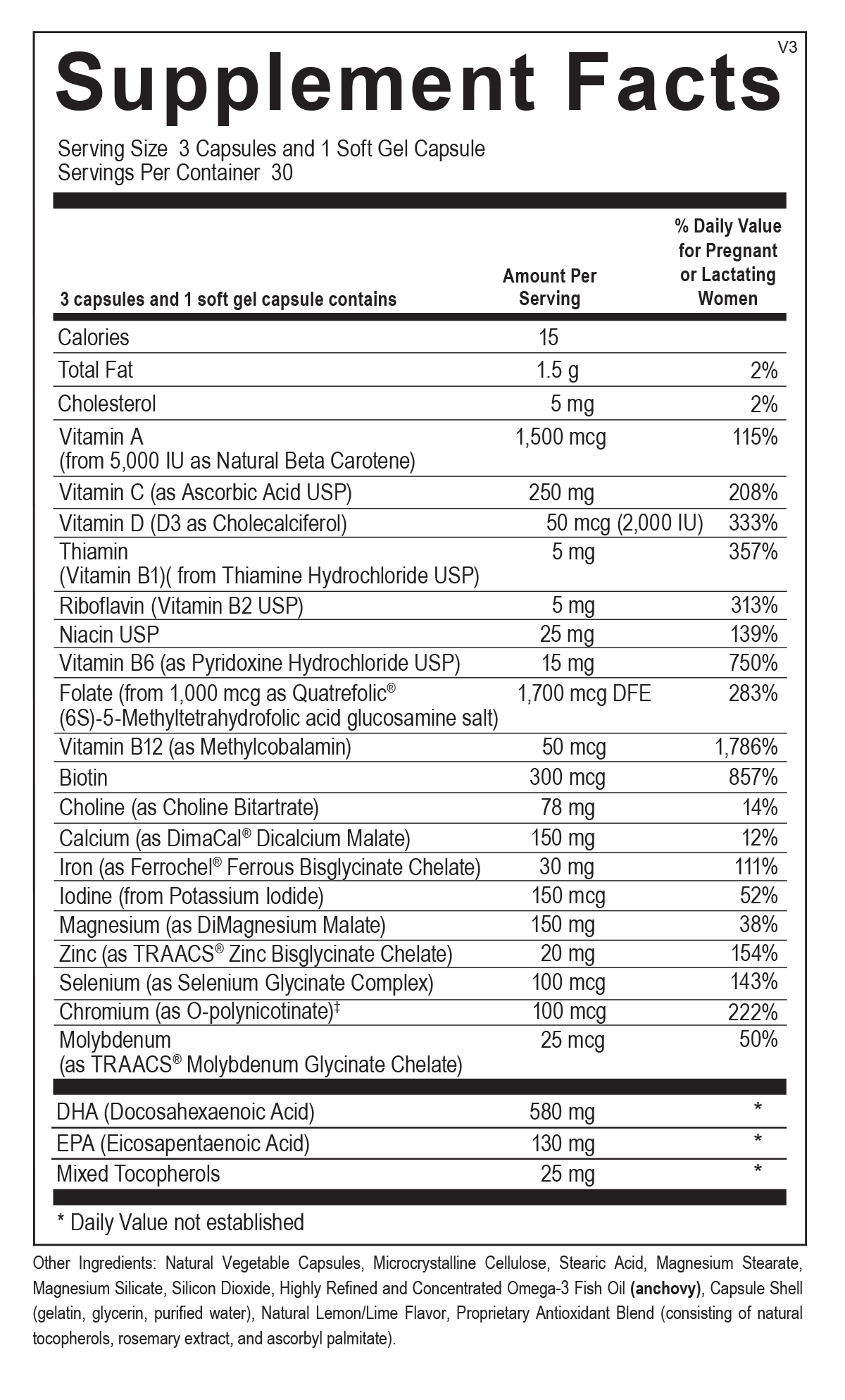 Supplement Facts