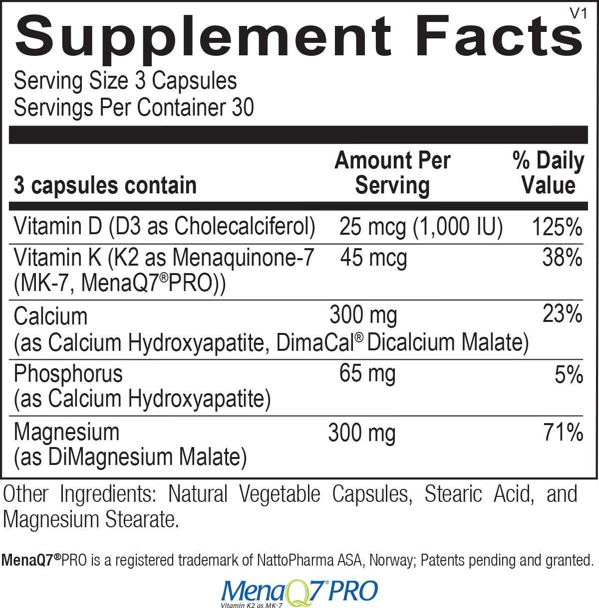 Supplement Facts