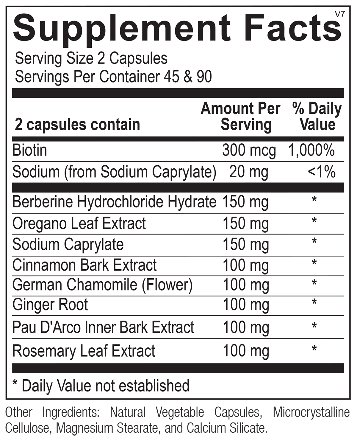 Supplement Facts