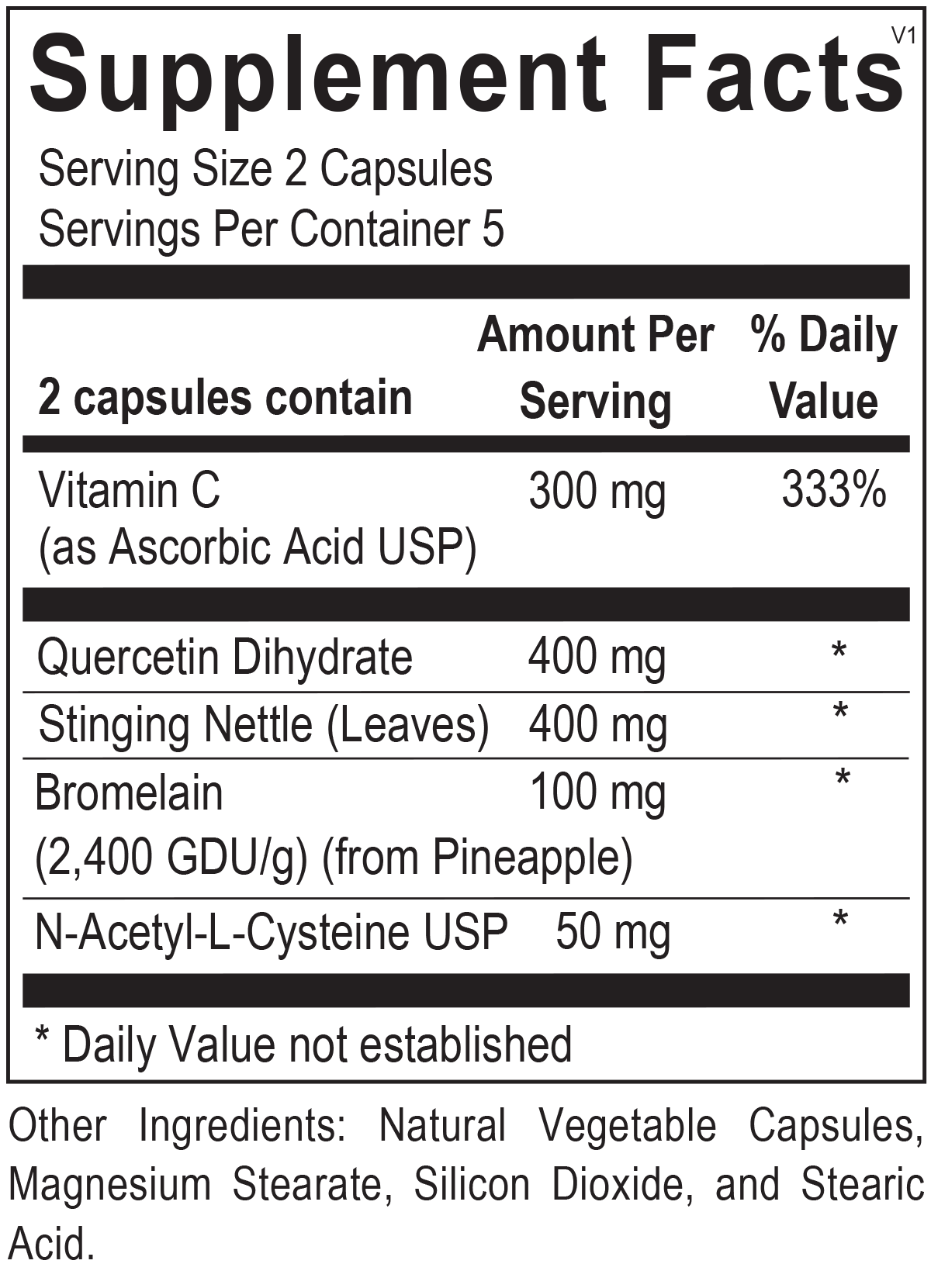 Supplement Facts