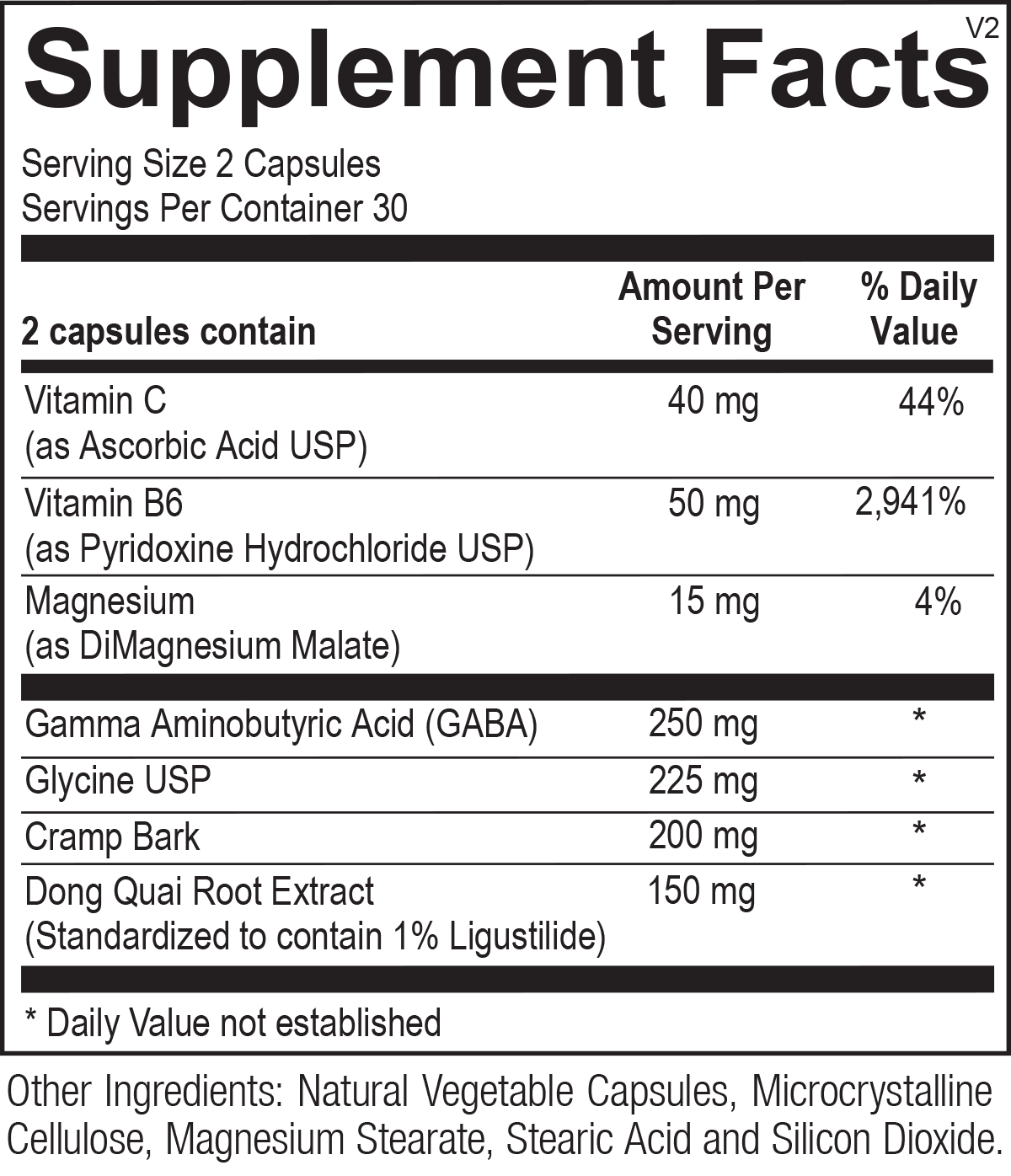 Supplement Facts