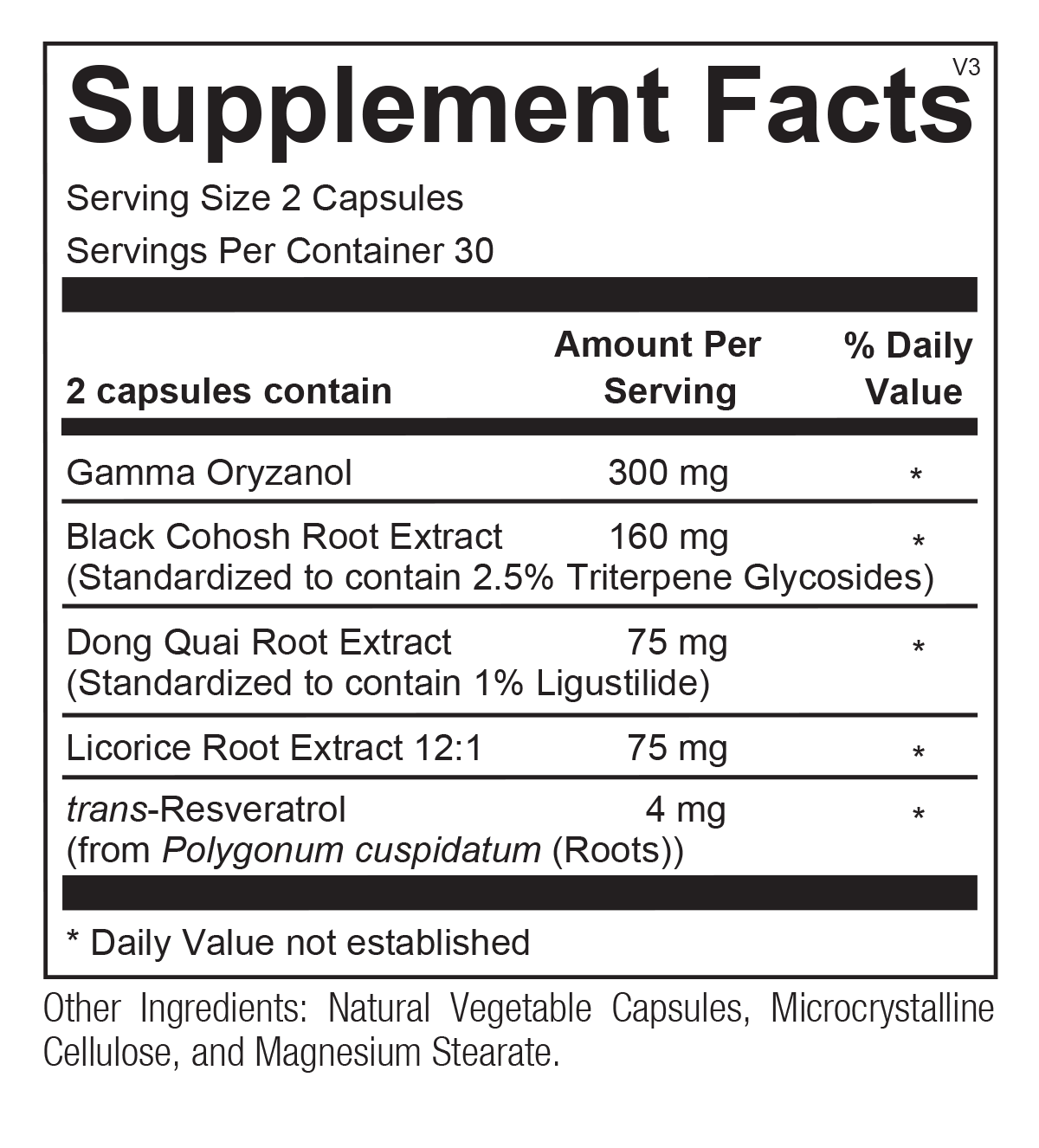 Supplement Facts