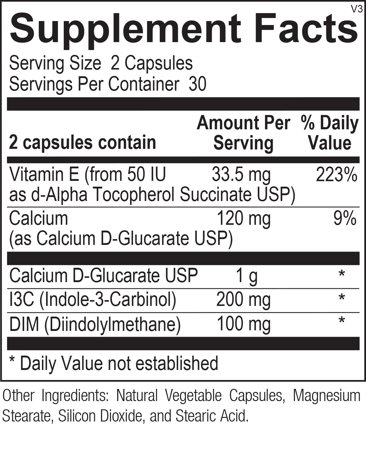 Supplement Facts