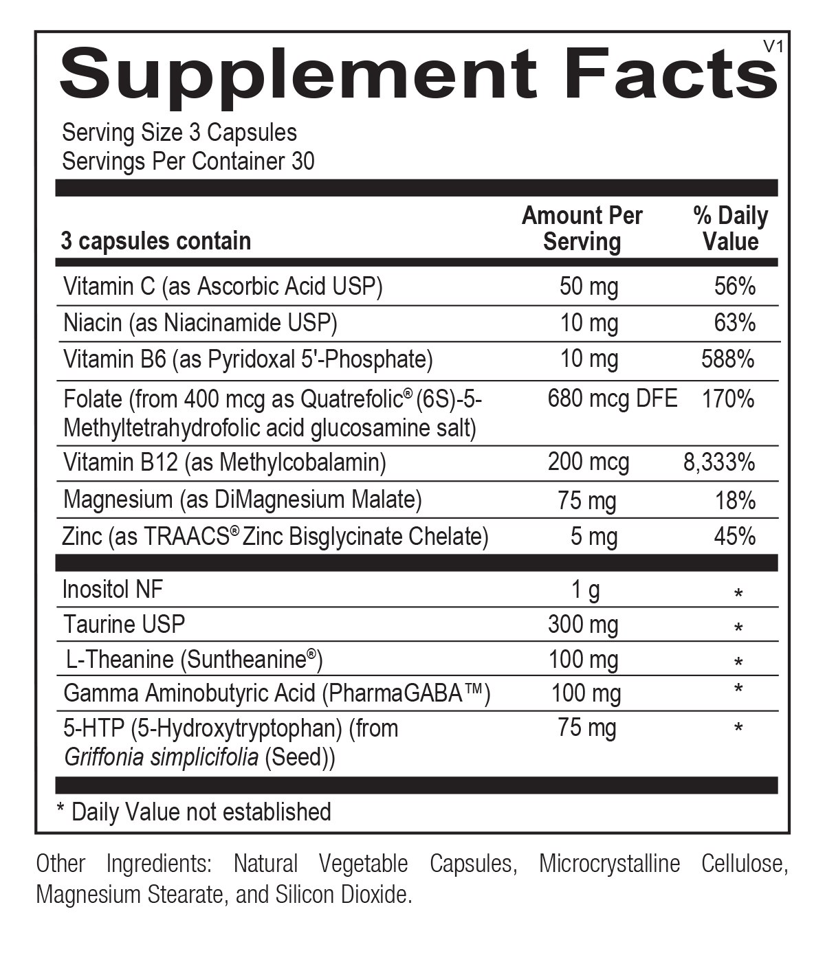 Supplement Facts