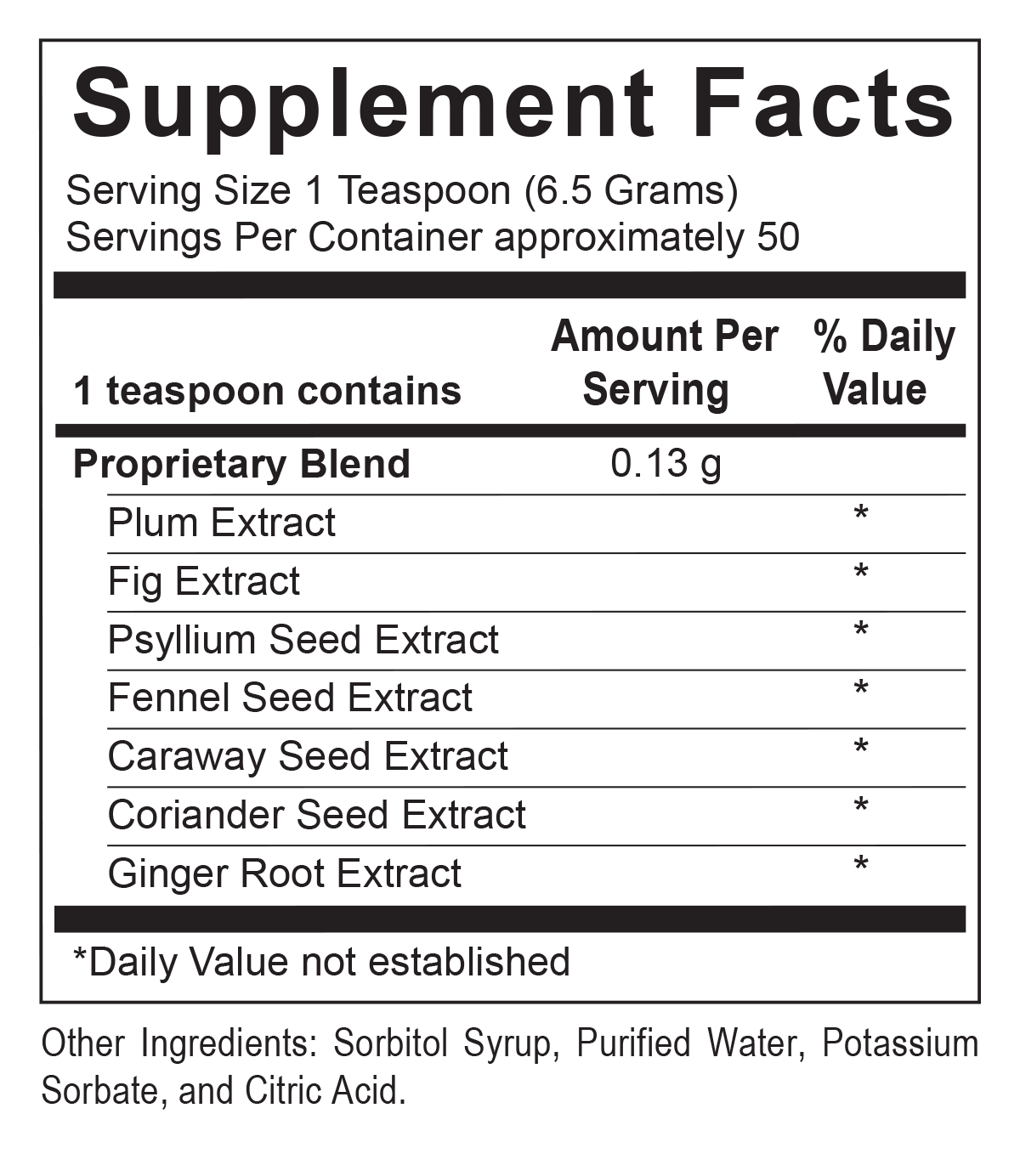 Supplement Facts