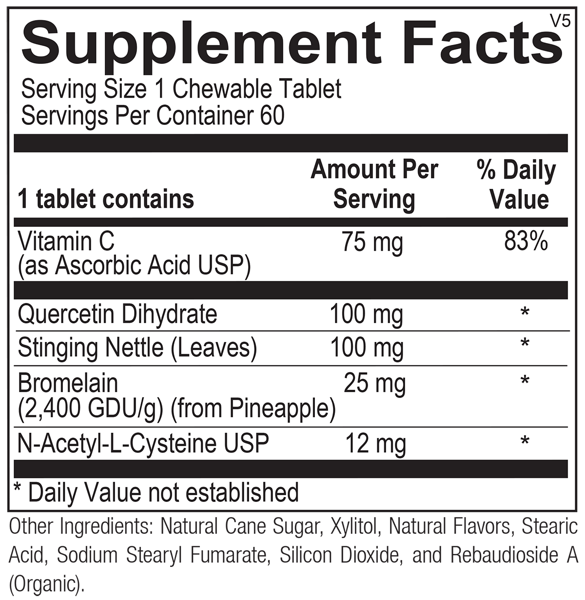 Supplement Facts