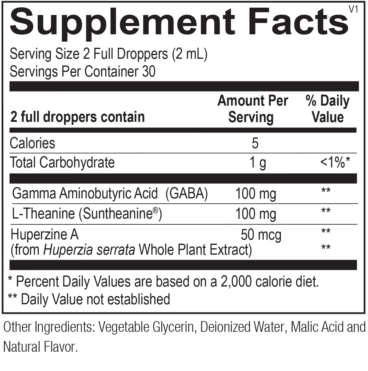 Supplement Facts