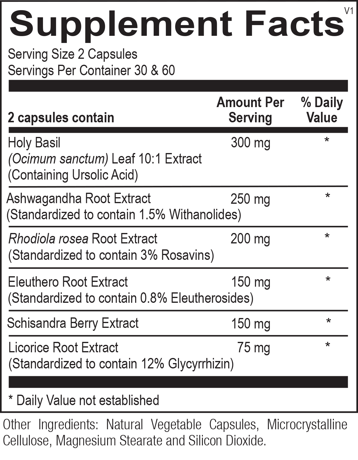 Supplement Facts