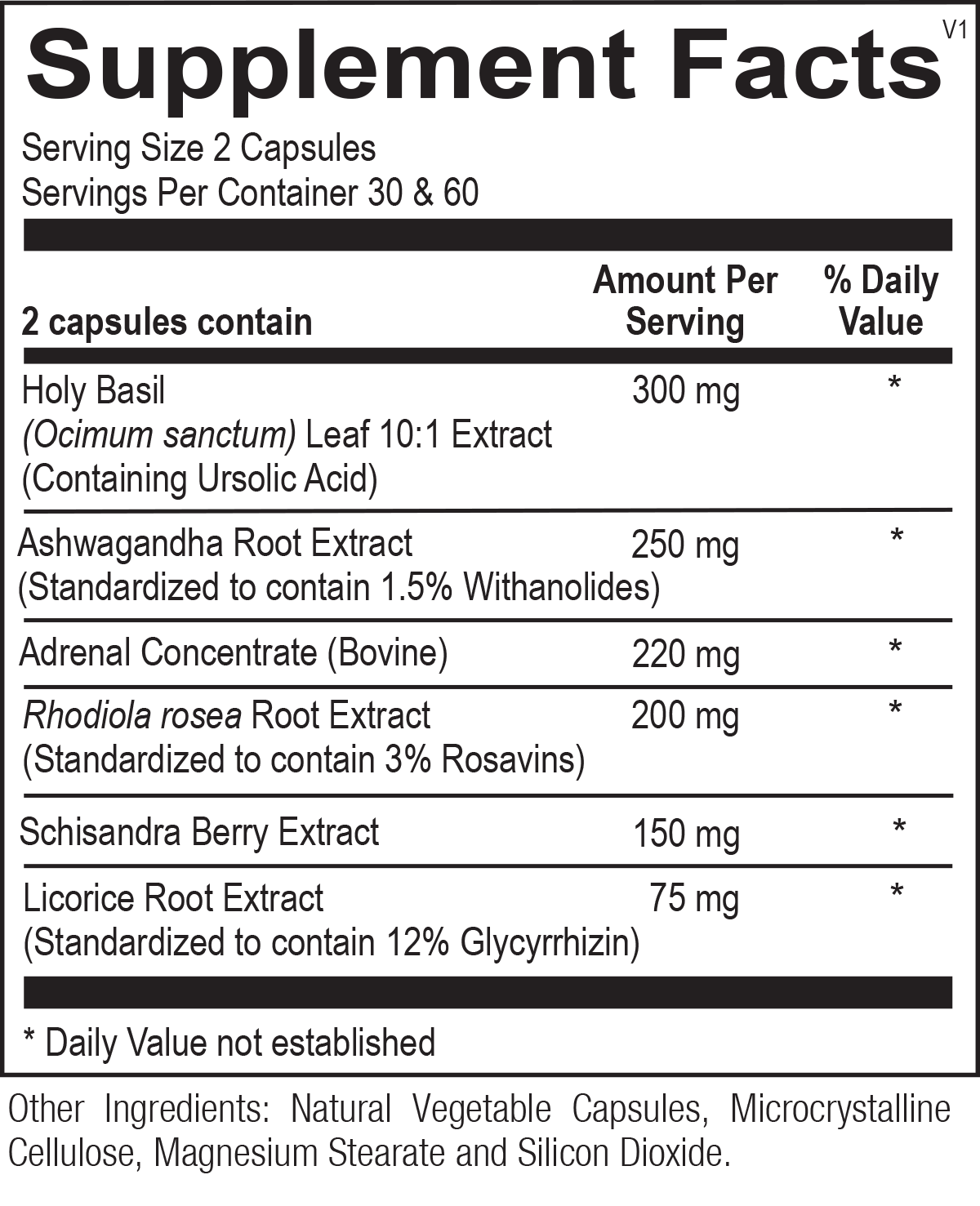 Supplement Facts