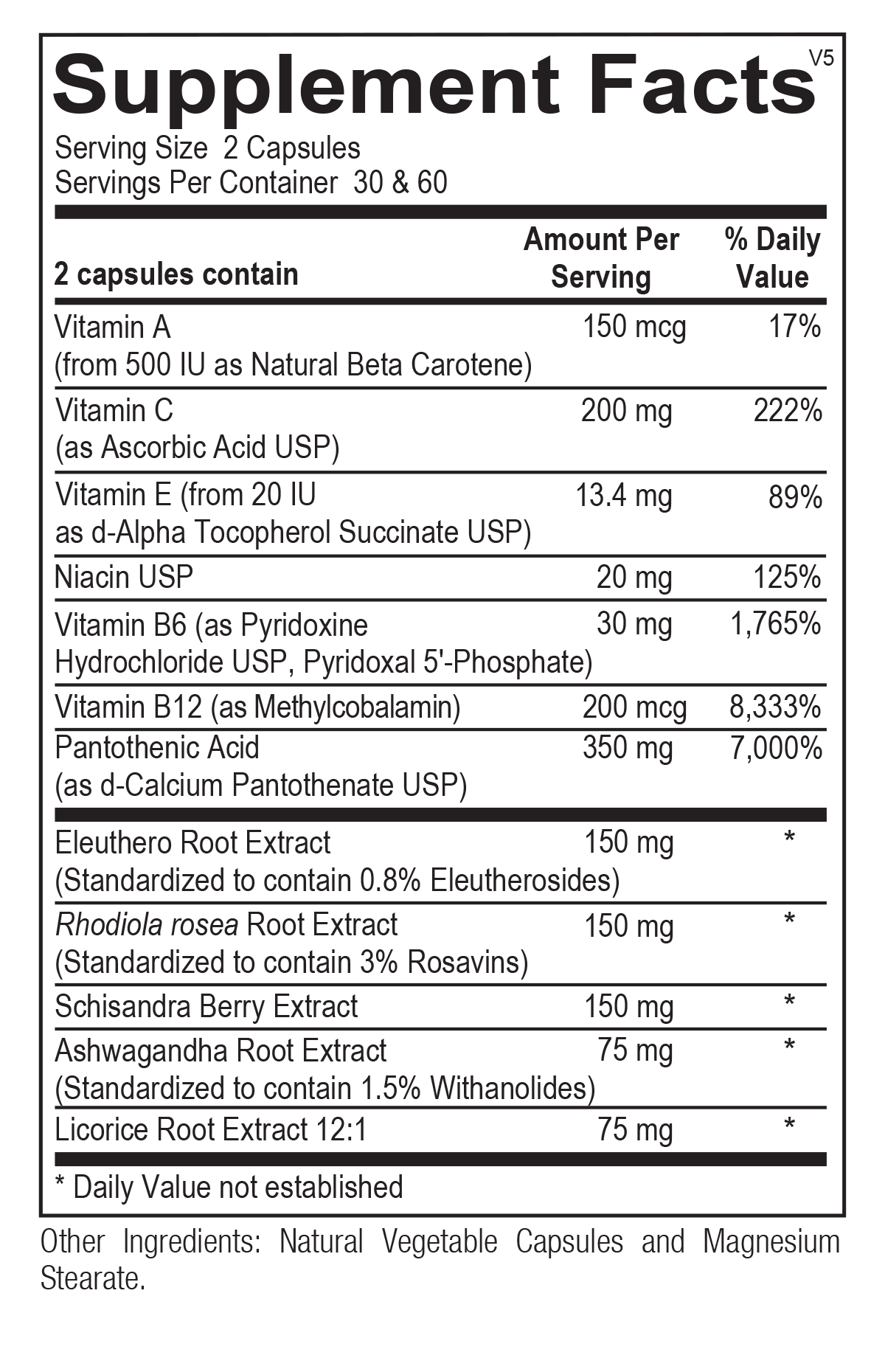 Supplement Facts