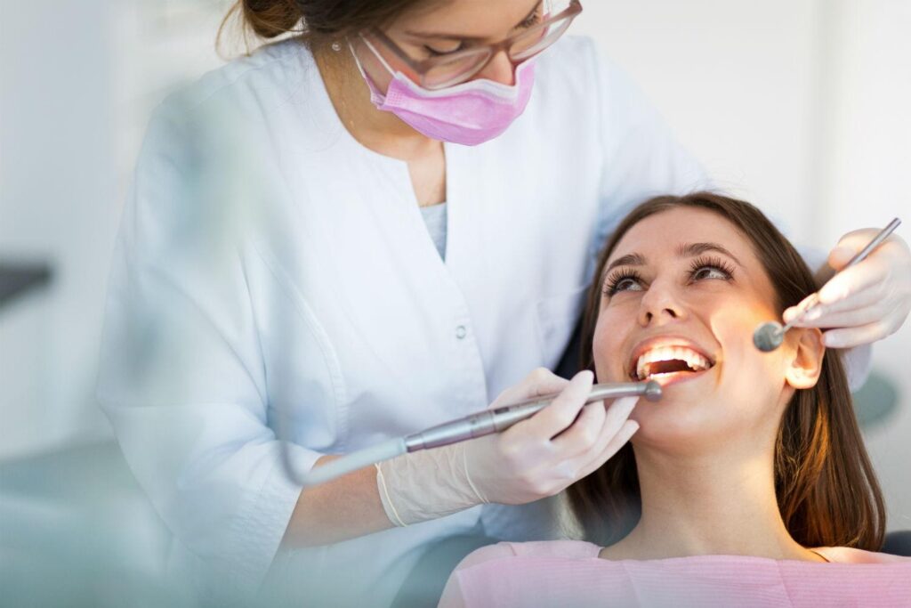 Dentist and Woman